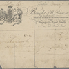 Autograph check signed to Brooks, Son and Dixon, 7 March 1818