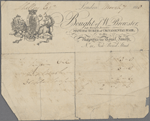 Autograph check signed to Brooks, Son and Dixon, 7 March 1818