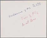Autograph check signed to Brooks, Son and Dixon, 11 March 1818