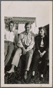 Collection of 30 photographs and snapshots of W. H. Auden, Chester Kallman, Peter Butorac ...
