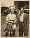 Chester Kallman with a young lady