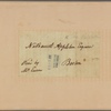 Letter to Nathaniel Appleton