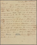 Letter to Matthew Irvine