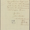 Letter to [Thomas Towns-hend] Lord Sydney