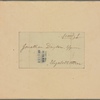 Letter to Jonathan Dayton, Elizabethtown Acknowledges receipt of letter of 15th inst.; Col