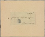 Letter to Jonathan Dayton, Elizabethtown Acknowledges receipt of letter of 15th inst.; Col