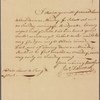 Letter to Ebenezer Hancock, Harvard College, Cambridge