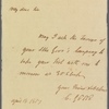 Letter to Ebenezer Mattoon