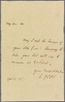 Letter to Ebenezer Mattoon