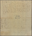 Letter to [Thomas Hutchinson, Boston.]