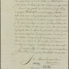 Letter to Thomas Willing and Francis Banquier, Philadelphia