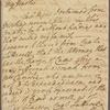 Letter to -- --
