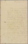 Letter to the Deputy Governor of Maryland [Horatio Sharpe]