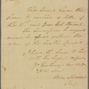 Letter to Joseph Reed