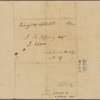 Letter to J. H. Tiffany, Schoharie Bridge, N. Y.