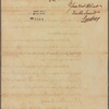 Letter to Gov. William Denny