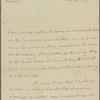 Letter to Sir Francis Freeling