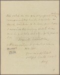 Letter to Sir Francis Freeling