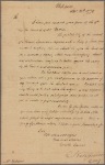 Letter to Nehemiah Hubbard, Deputy Quartermaster-General Hartford [Conn.]