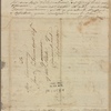 Letter to Jonathan Trumbull, Lebanon, Conn