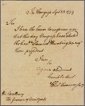 Letter to Gov. George Clinton