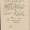 Letter to Jonathan Trumbull, Lebanon, Conn