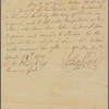 Letter to Edmund Physick, Receiver Gen'l