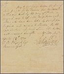 Letter to Edmund Physick, Receiver Gen'l