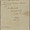 Letter to Levi Hart, Preston [Conn.]