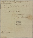 Letter to Levi Hart, Preston [Conn.]