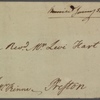 Letter to Levi Hart, Preston [Conn.]