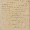 Letter to Samuel Miles Hopkins, New York