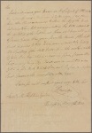 Letter to Samuel Miles Hopkins, New York