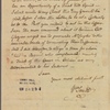Letter to John Tabor Kempe, Attorney General [New York]