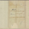 Letter to Peter Van Brugh Livingston, New York