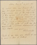 Letter to [Francis Osborne, Marquis of Carmarthen, afterwards 5th Duke of Leeds.]