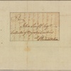 Letter to John Swift, Collector of Customs, Philadelphia