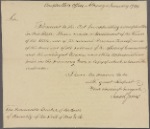 Letter to the Speaker of the Assembly [Dirck Ten Broeck]