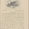 Letter to [François Barbé de] Marbois, Philadelphia
