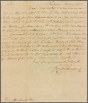 Letter to Elias Boudinot, Commissary of Prisoners, at Headquarters [Valley Forge, Penn.]
