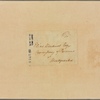 Letter to Elias Boudinot, Commissary of Prisoners, at Headquarters [Valley Forge, Penn.]