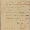 Letter to Nehl. Hubbard, Middletown