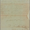 Letter to Ebenezer Elmer, Speaker of the General Assembly of New Jersey
