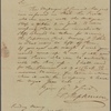 Letter to Clement Biddle