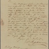 Letter to Clement Biddle