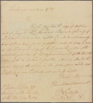 Letter to Andrew Bayard [Philadelphia]