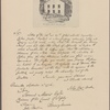 Letter to Samuel Morris, Chairman of the Council of Safety, Penn.
