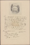 Letter to Samuel Morris, Chairman of the Council of Safety, Penn.