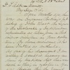 Letter to Thomas Addis Emmet, New York