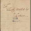 Letter to Timothy Matlack